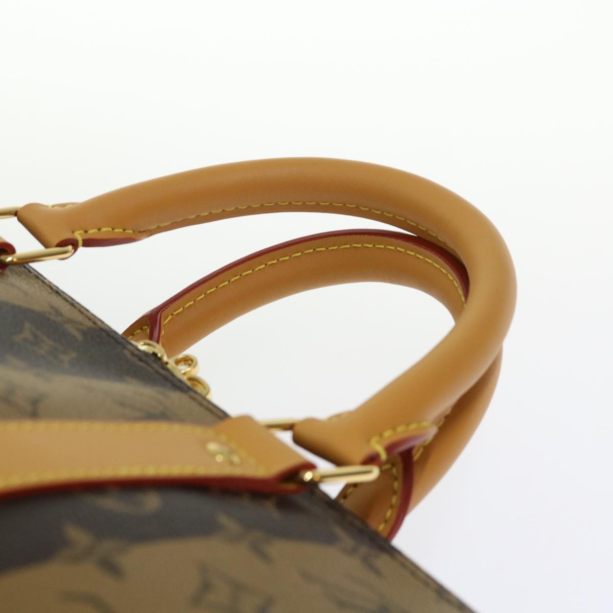 LOUIS VUITTON Monogram Stripe Keepall Bandouliere 50 Bag M45967 LV Auth 47401SM