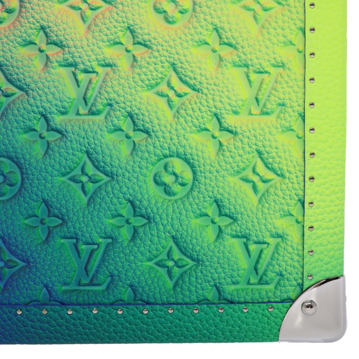 LOUIS VUITTON Monogram Taurillon Illusion Cotteville 40 Trunk M20477 Auth 47402SM