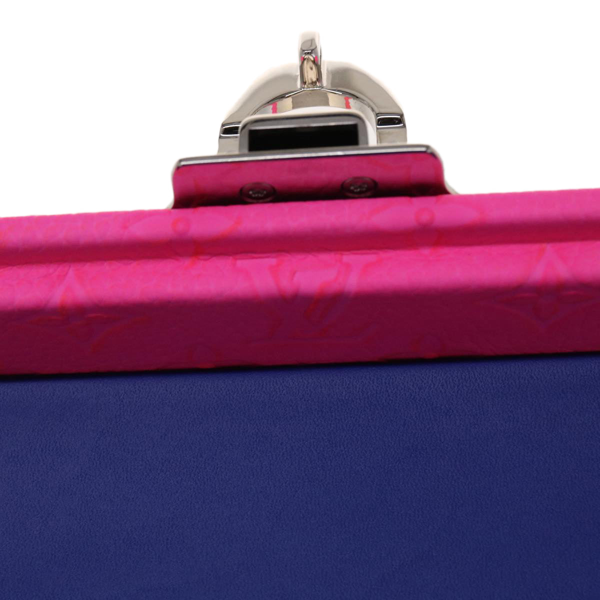 LOUIS VUITTON Monogram Taurillon Illusion Cotteville 40 Trunk M20477 Auth 47402SM