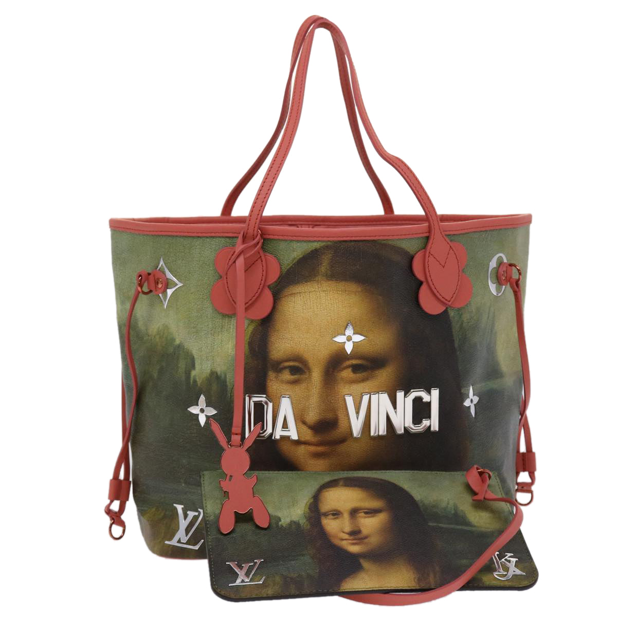 LOUIS VUITTON Masters Collection DA VINCI Neverfull MM Bag M43373 LV Auth 47430SM