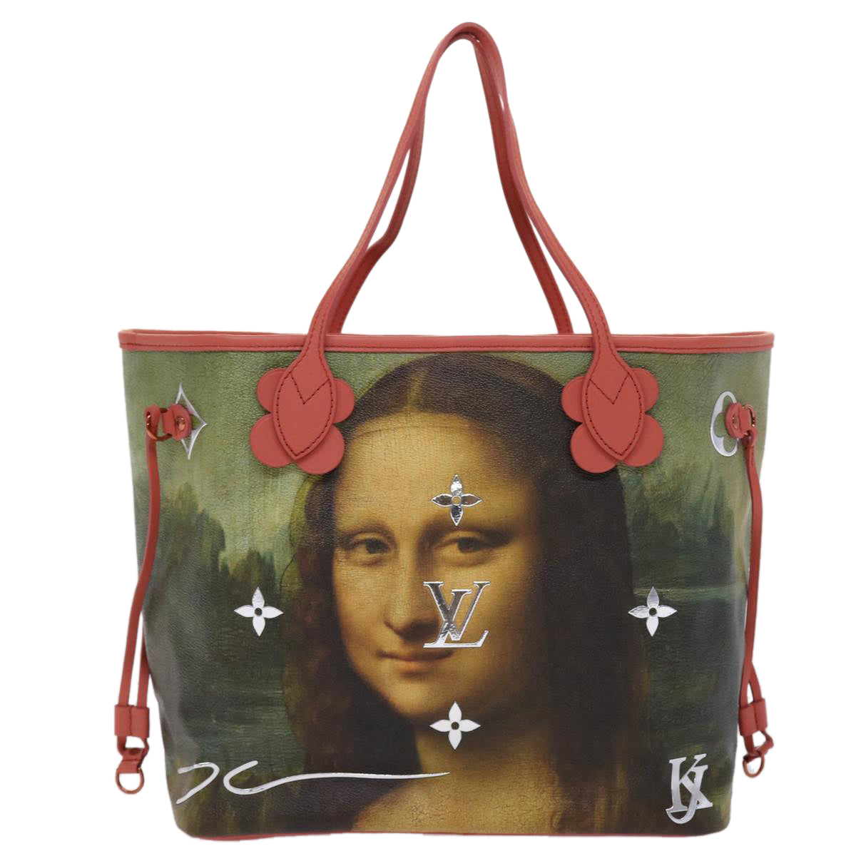 LOUIS VUITTON Masters Collection DA VINCI Neverfull MM Bag M43373 LV Auth 47430SM