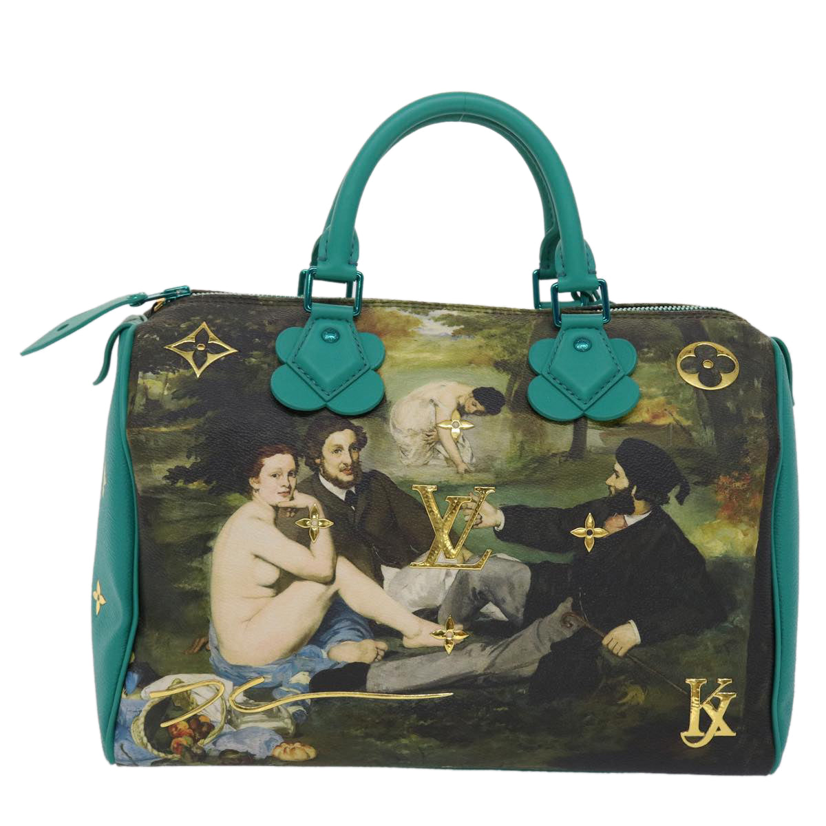LOUIS VUITTON Masters Collection MANET Speedy 30 Hand Bag M43304 LV Auth 47433SM