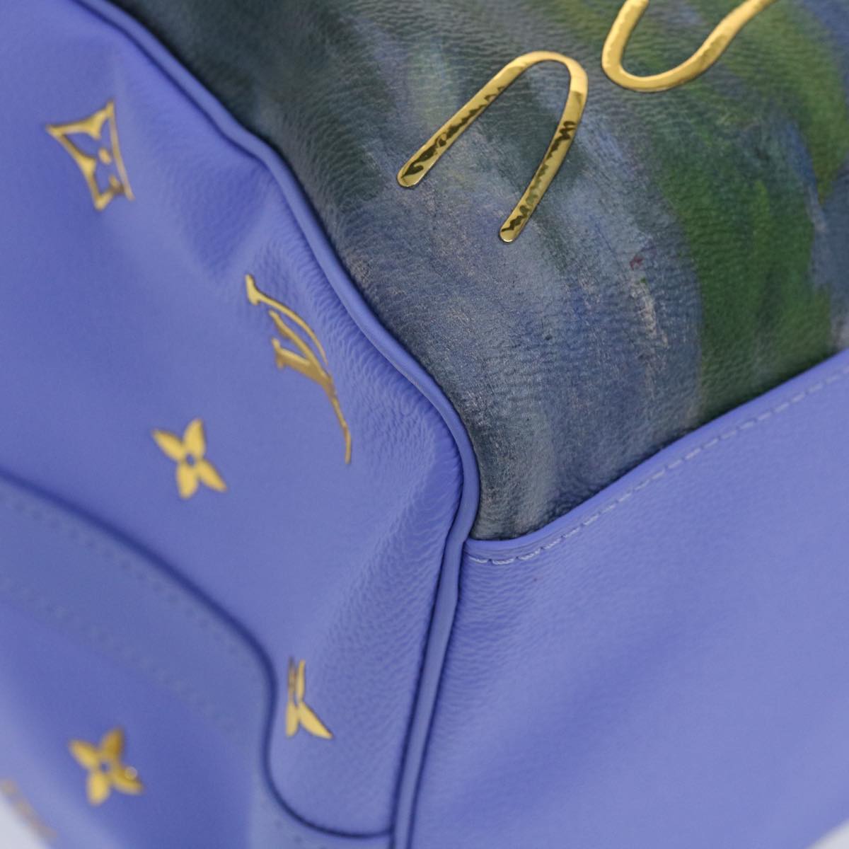 LOUIS VUITTON Masters Collection MONET Keepall Bandouliere 50 Bag LV Auth 47436SM