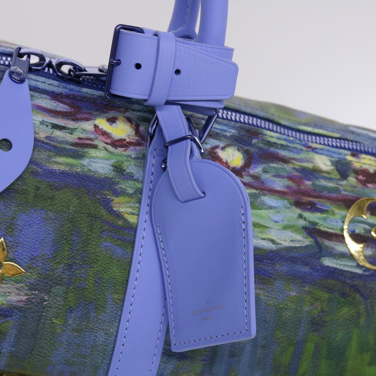 LOUIS VUITTON Masters Collection MONET Keepall Bandouliere 50 Bag LV Auth 47436SM
