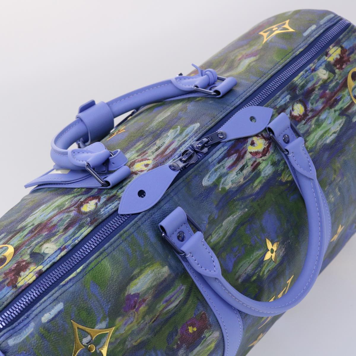 LOUIS VUITTON Masters Collection MONET Keepall Bandouliere 50 Bag LV Auth 47436SM