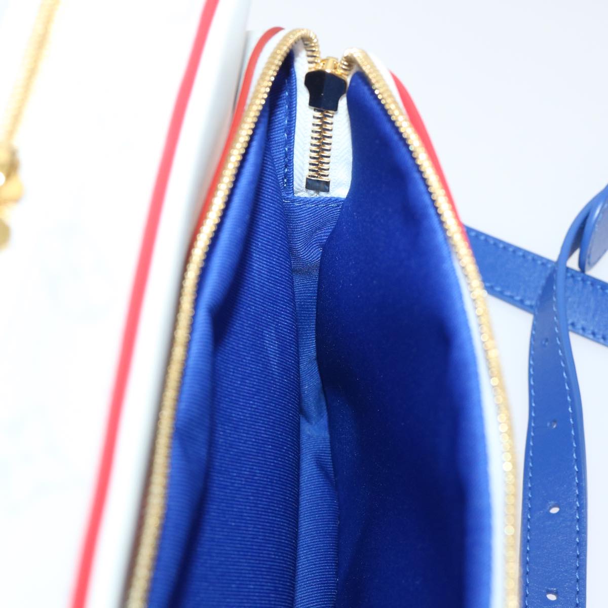 LOUIS VUITTON Monogram Nile PM Shoulder Bag NBA White M45583 LV Auth 47492SM