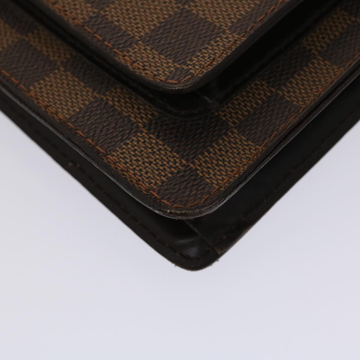 LOUIS VUITTON Damier Ebene Monceau 28 Hand Bag SPO 2way N48088 LV Auth 47539SAV