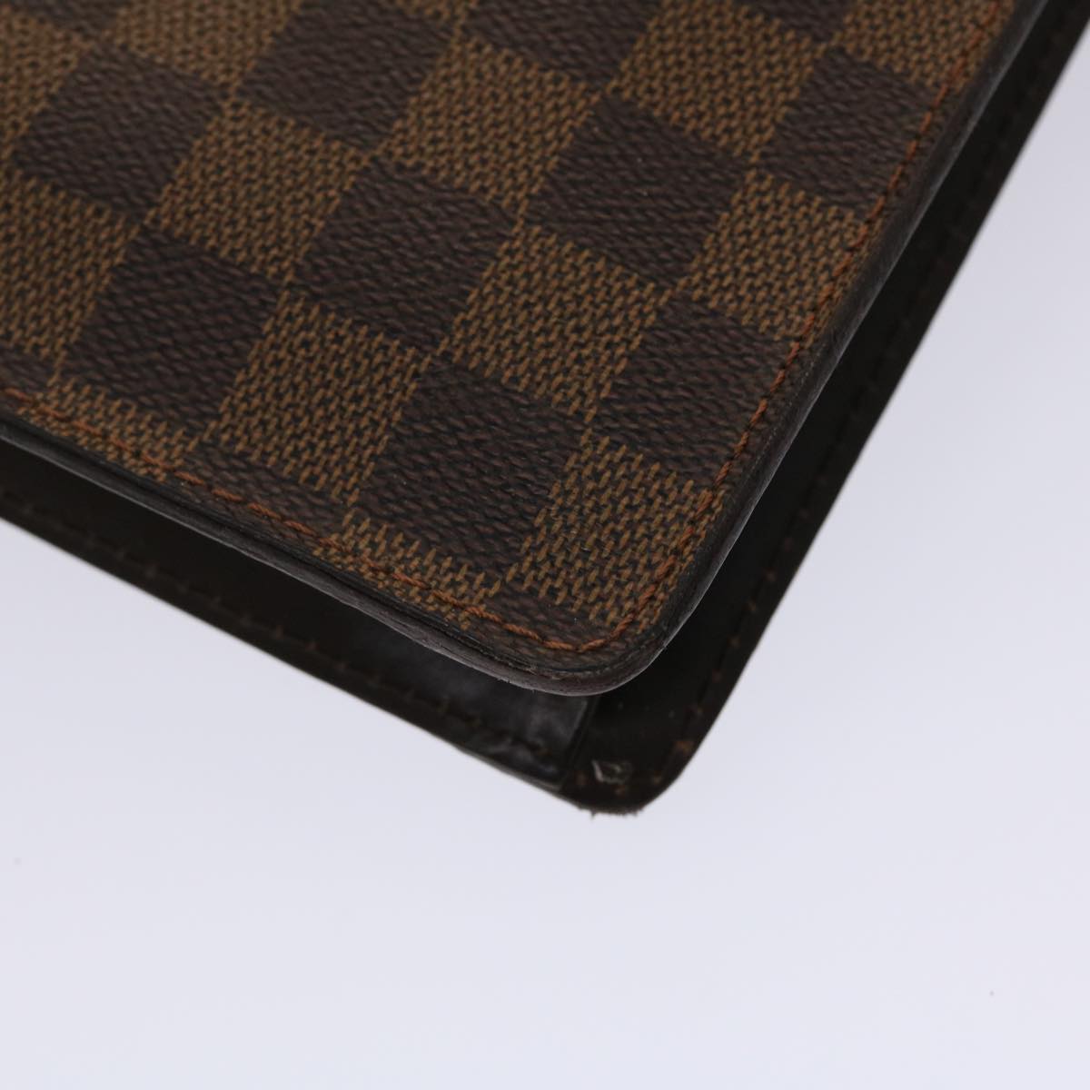 LOUIS VUITTON Damier Ebene Monceau 28 Hand Bag SPO 2way N48088 LV Auth 47539SAV