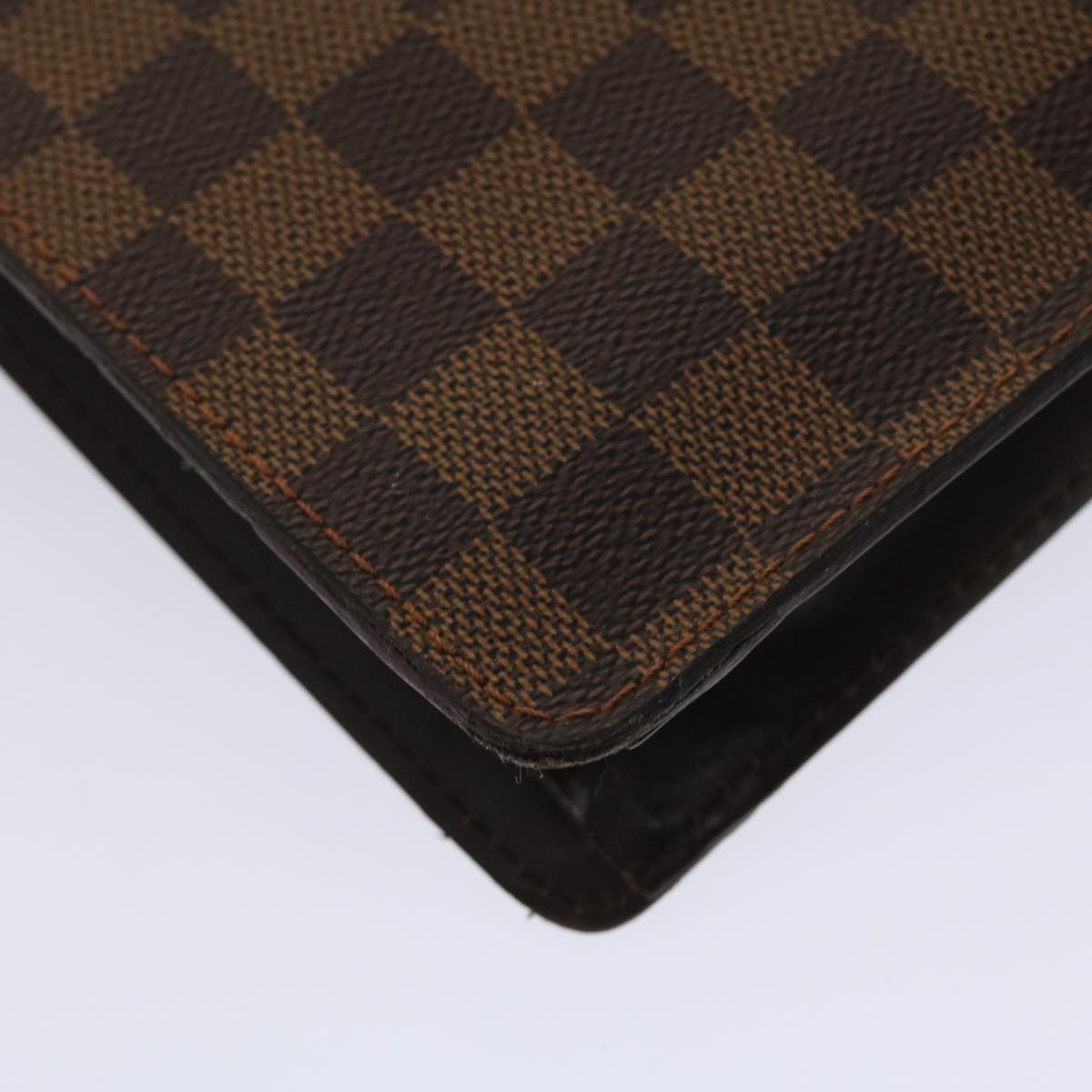 LOUIS VUITTON Damier Ebene Monceau 28 Hand Bag SPO 2way N48088 LV Auth 47539SAV
