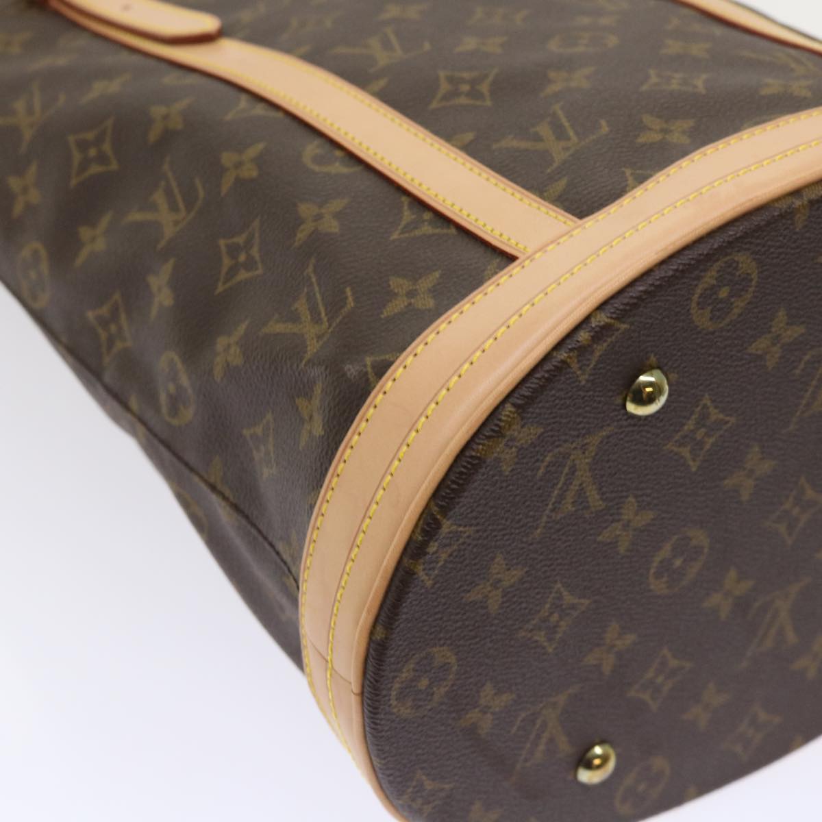 LOUIS VUITTON Monogram Bucket GM Shoulder Bag M42236 LV Auth 47587V
