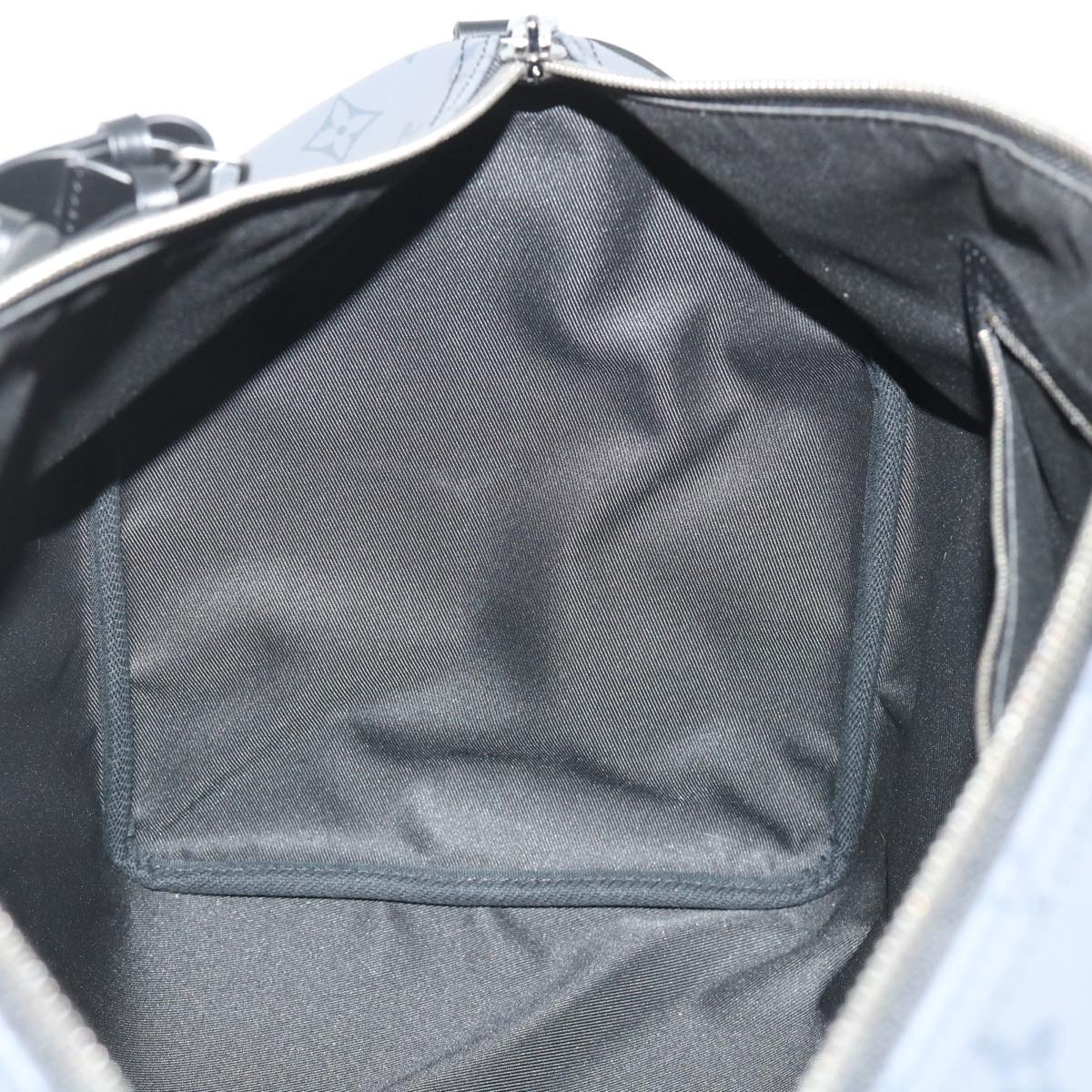 LOUIS VUITTON Eclipse Reverse Keepall Bandouliere 50 Bag M45392 LV Auth 47830S