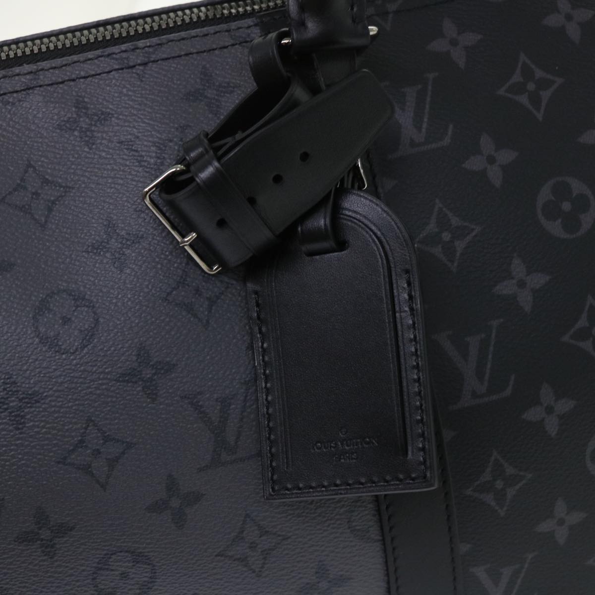 LOUIS VUITTON Eclipse Reverse Keepall Bandouliere 50 Bag M45392 LV Auth 47830S