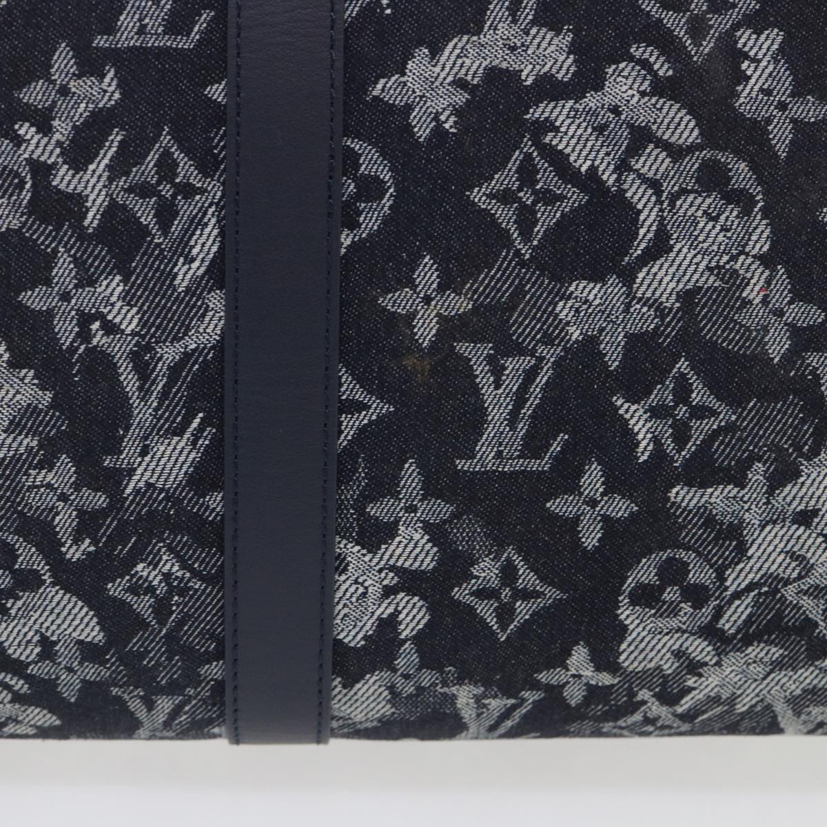 LOUIS VUITTON Monogram Tapestry Keepall Bandouliere 50 Boston M57285 Auth 48047S