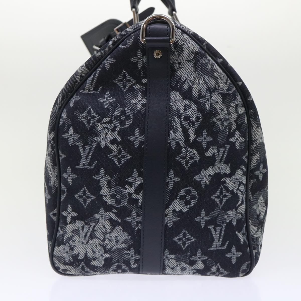 LOUIS VUITTON Monogram Tapestry Keepall Bandouliere 50 Boston M57285 Auth 48047S