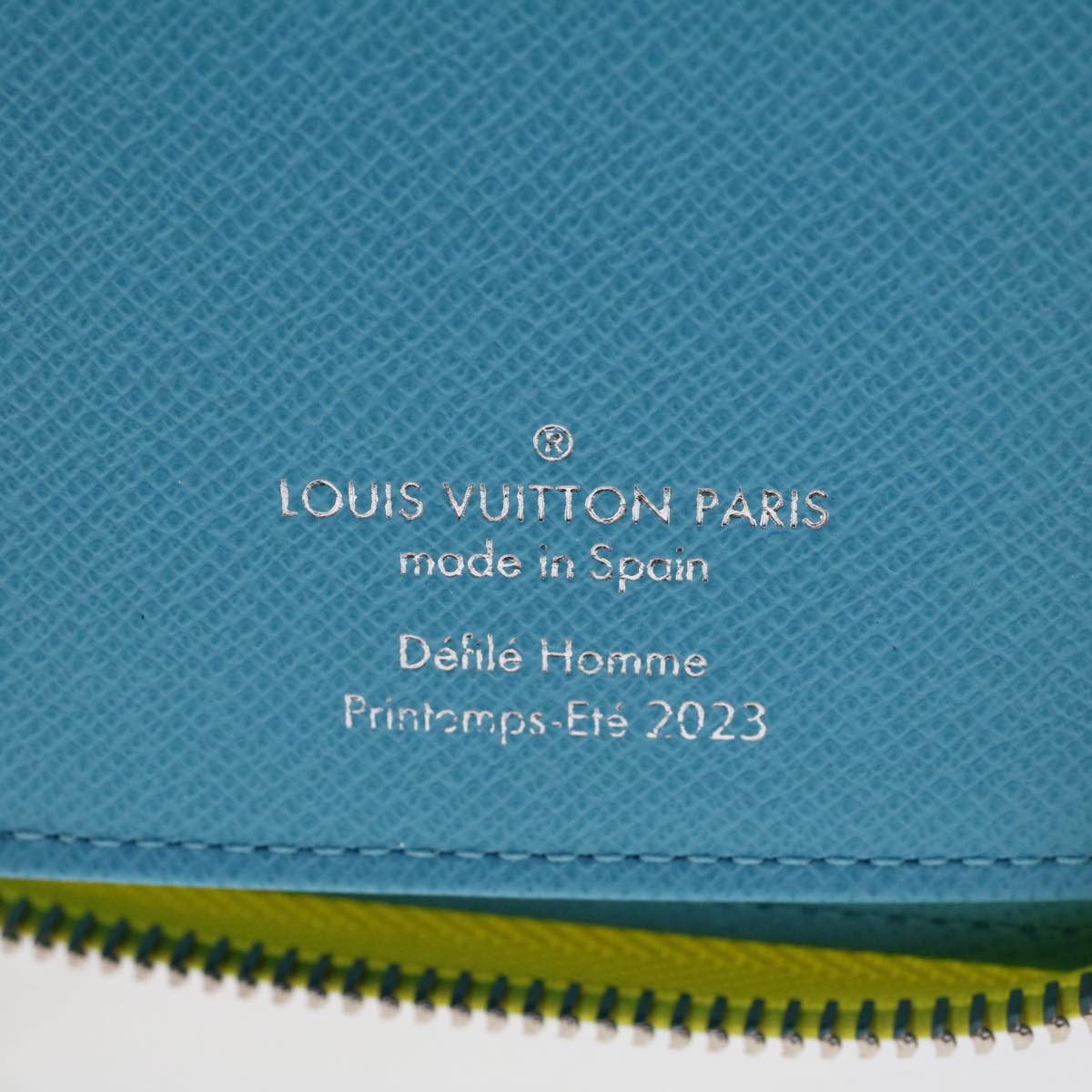LOUIS VUITTON Playground Zippy Wallet Vertical Wallet Yellow M82005 Auth 48507SM