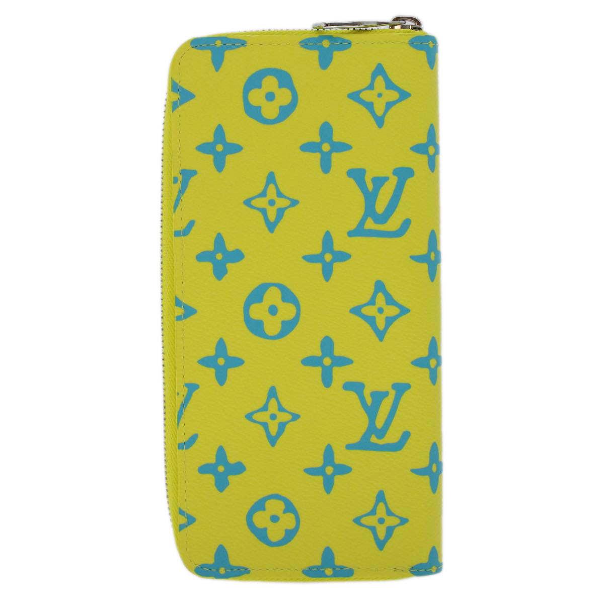 LOUIS VUITTON Playground Zippy Wallet Vertical Wallet Yellow M82005 Auth 48507SM