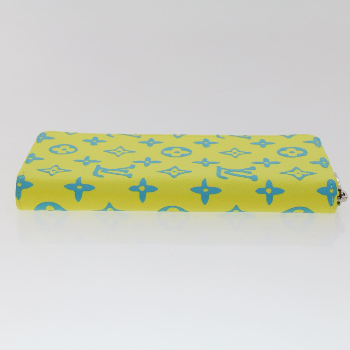 LOUIS VUITTON Playground Zippy Wallet Vertical Wallet Yellow M82005 Auth 48507SM