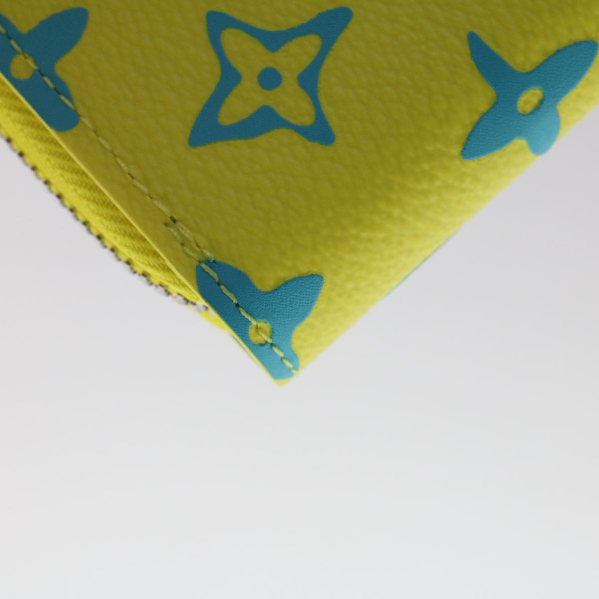 LOUIS VUITTON Playground Zippy Wallet Vertical Wallet Yellow M82005 Auth 48507SM