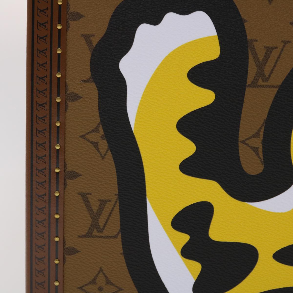 LOUIS VUITTON Monogram Stripe Cotteville 40 Trunk HUMAN MADE M20464 Auth 48522S