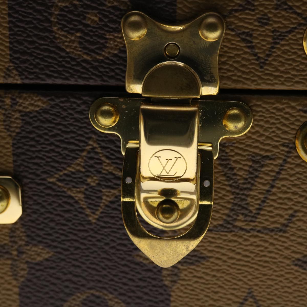 LOUIS VUITTON Monogram Stripe Cotteville 40 Trunk HUMAN MADE M20464 Auth 48522S