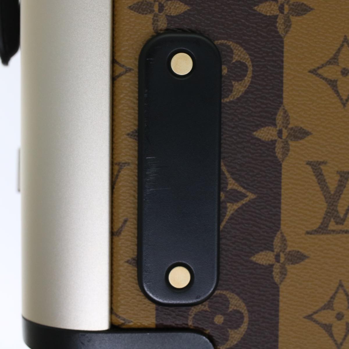 LOUIS VUITTON Monogram Stripe HUMAN MADE Horizon 55 Suitcase M20481 Auth 48828SM