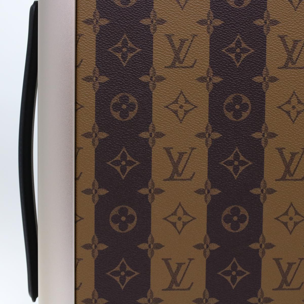 LOUIS VUITTON Monogram Stripe HUMAN MADE Horizon 55 Suitcase M20481 Auth 48828SM