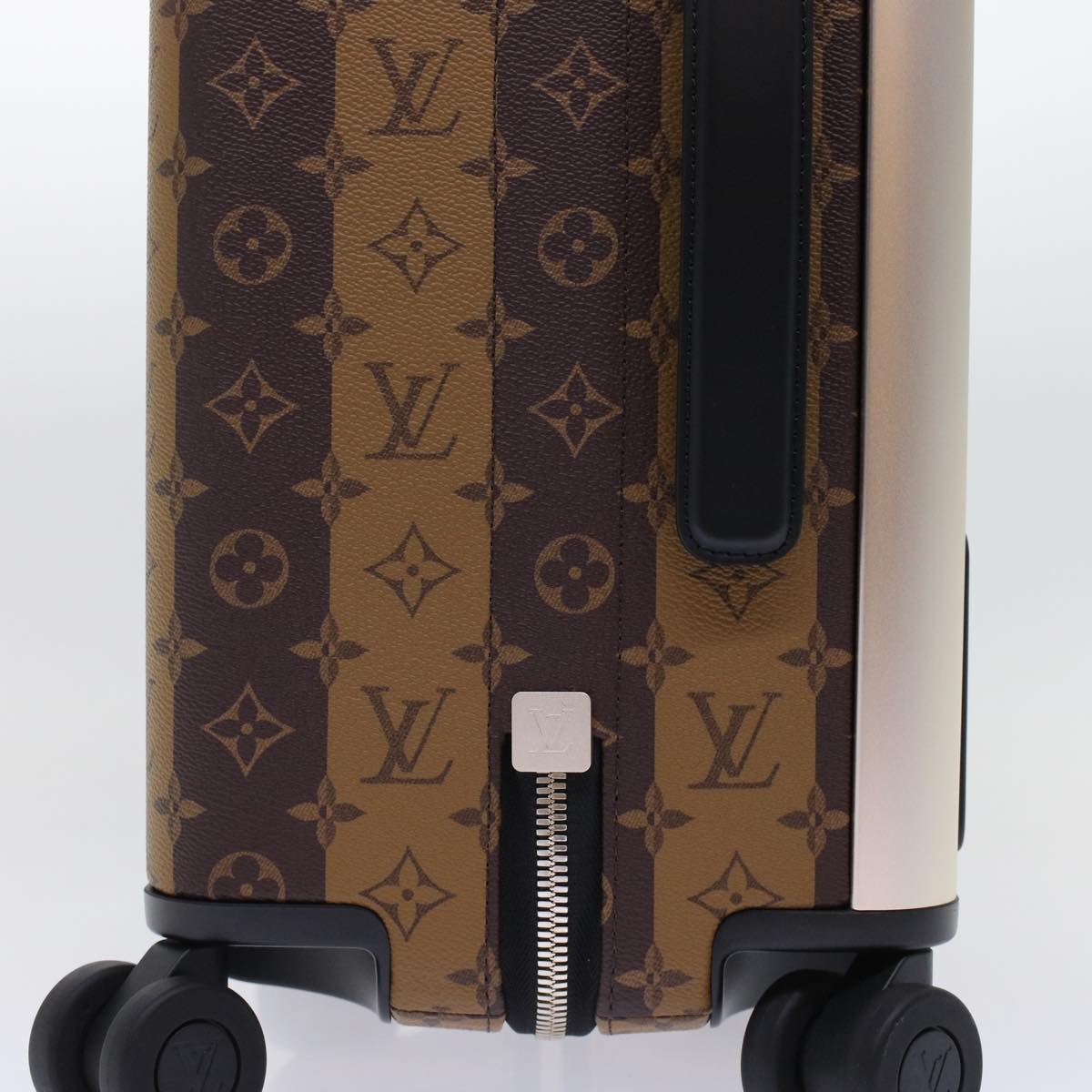 LOUIS VUITTON Monogram Stripe HUMAN MADE Horizon 55 Suitcase M20481 Auth 48828SM