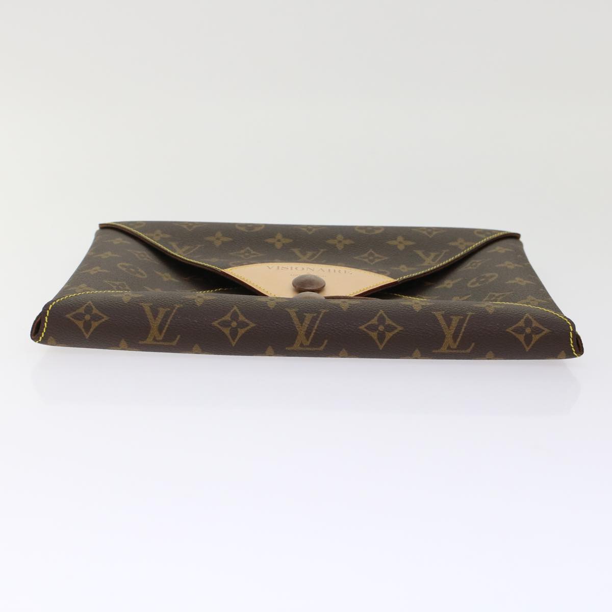 LOUIS VUITTON Monogram Visionaire Briefcase M99045 LV Auth 49525SAV