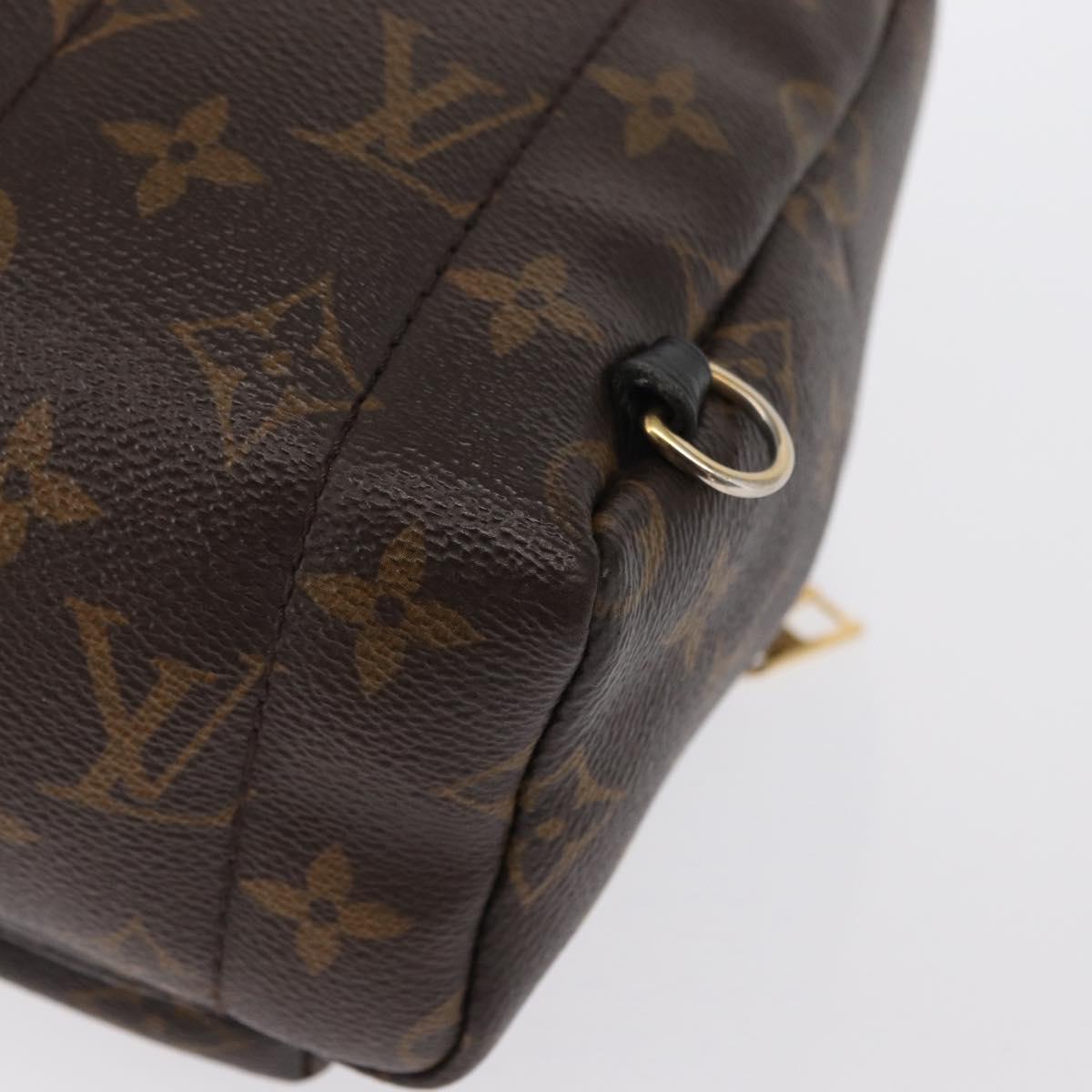 LOUIS VUITTON Monogram Palm Springs MINI Backpack M44873 LV Auth 49550