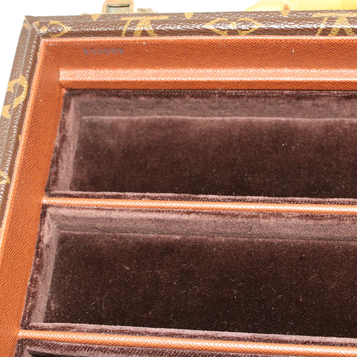 LOUIS VUITTON Monogram Boite Bijou Trunk M47120 LV Auth 49667SV