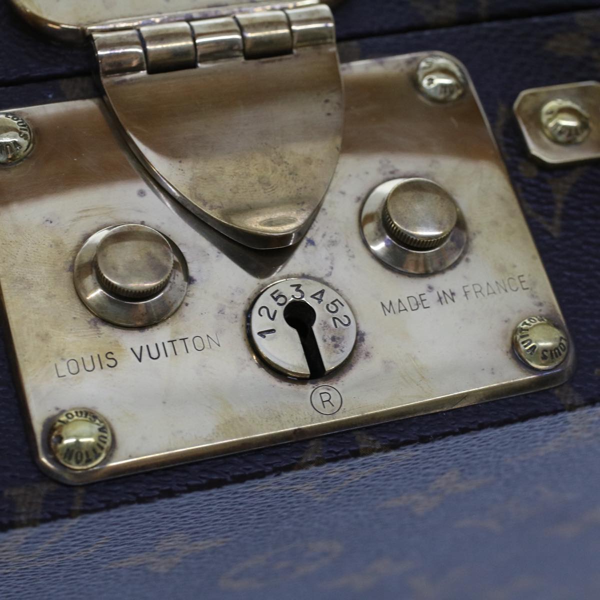 LOUIS VUITTON Monogram Boite Bijou Trunk M47120 LV Auth 49667SV