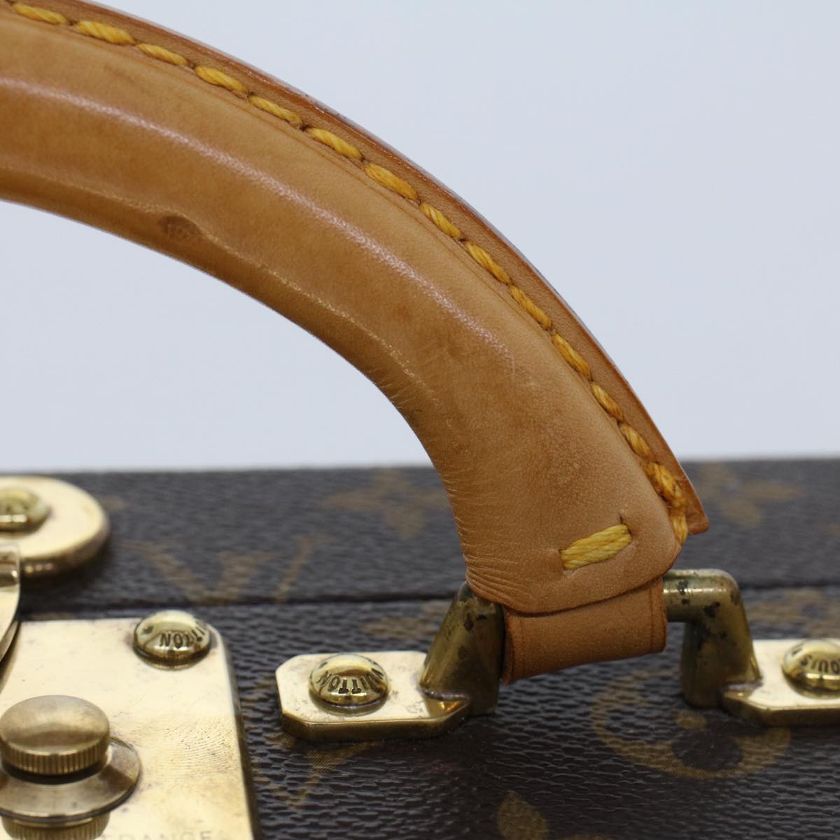 LOUIS VUITTON Monogram Boite Bijou Trunk M47120 LV Auth 49667SV