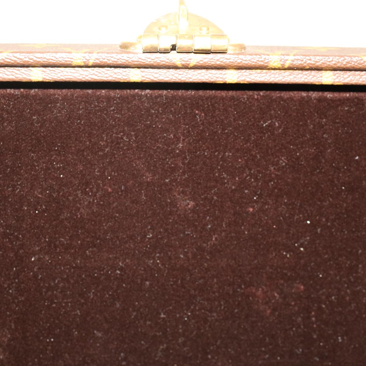 LOUIS VUITTON Monogram Boite Bijou Trunk M47120 LV Auth 49667SV