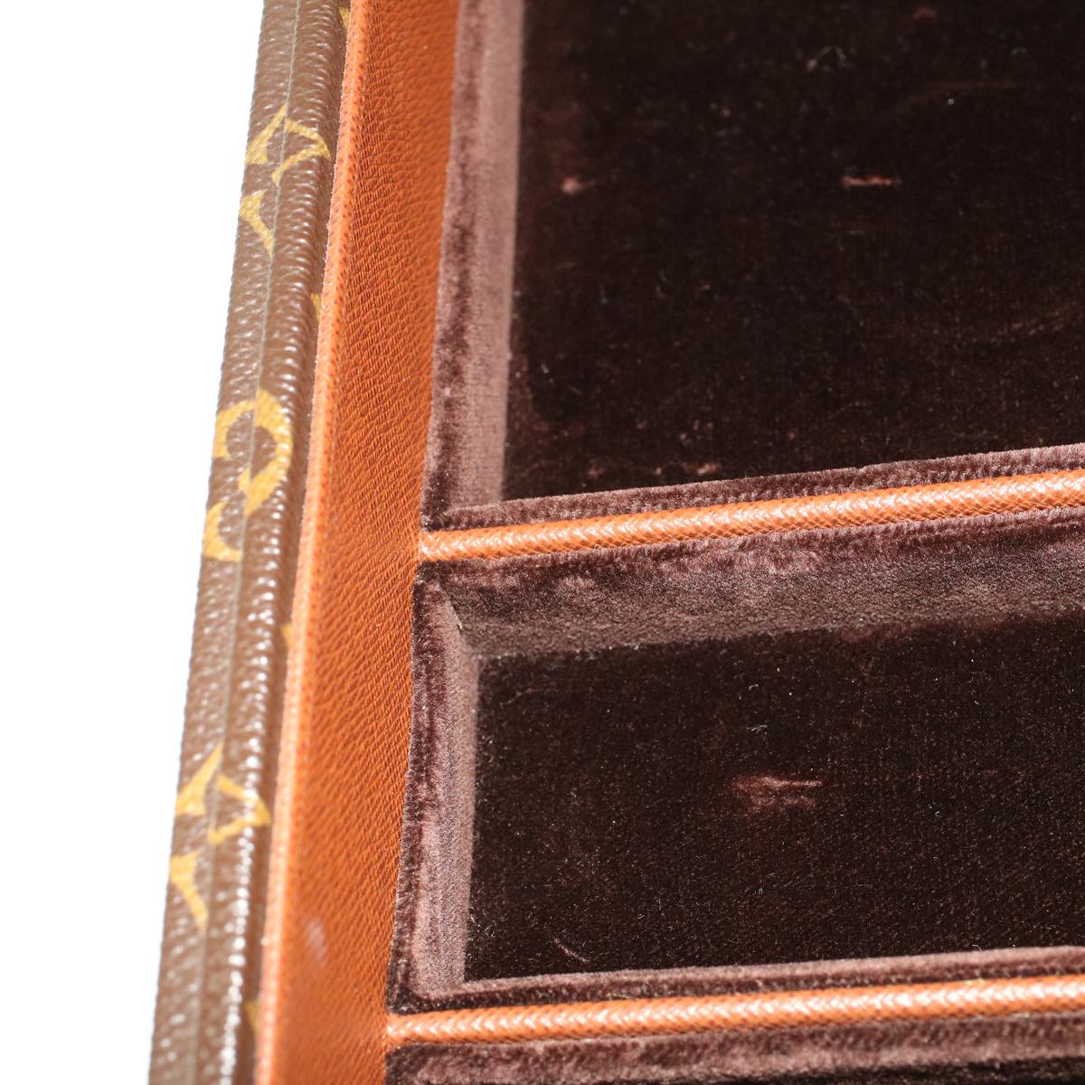 LOUIS VUITTON Monogram Boite Bijou Trunk M47120 LV Auth 49667SV