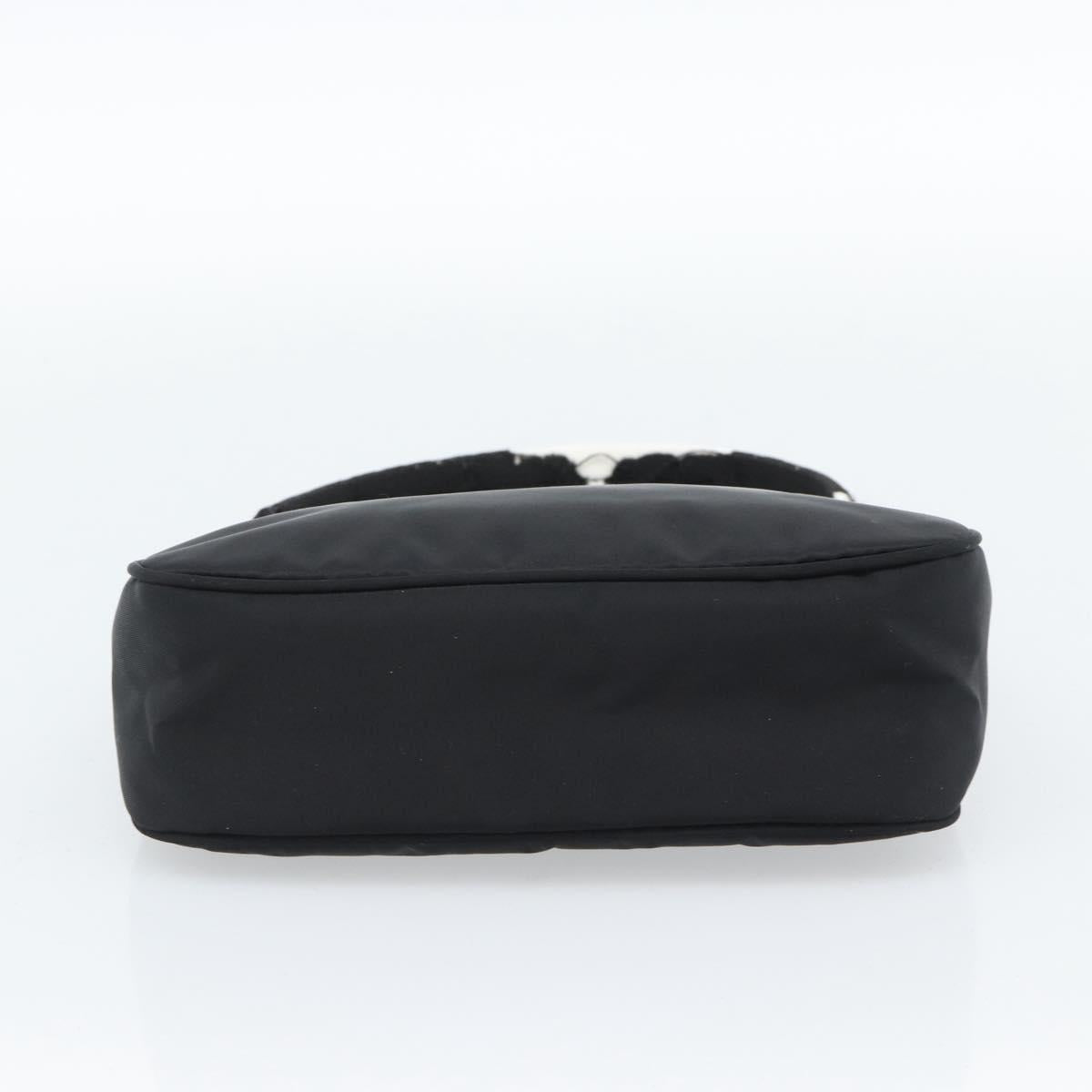 PRADA Pouch Nylon Black Auth 49968