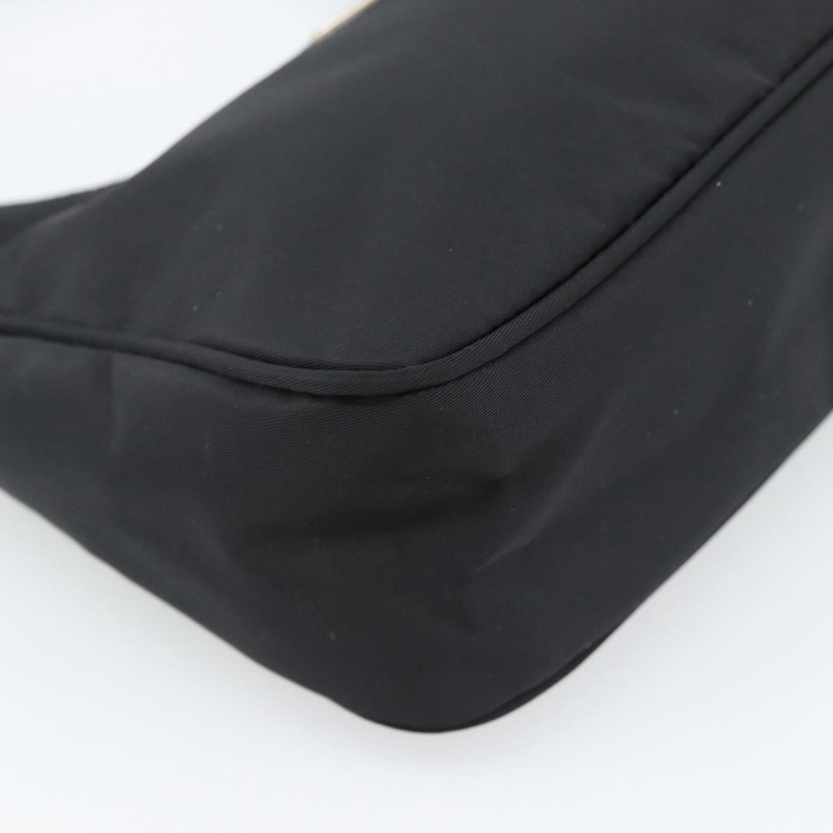 PRADA Pouch Nylon Black Auth 49968