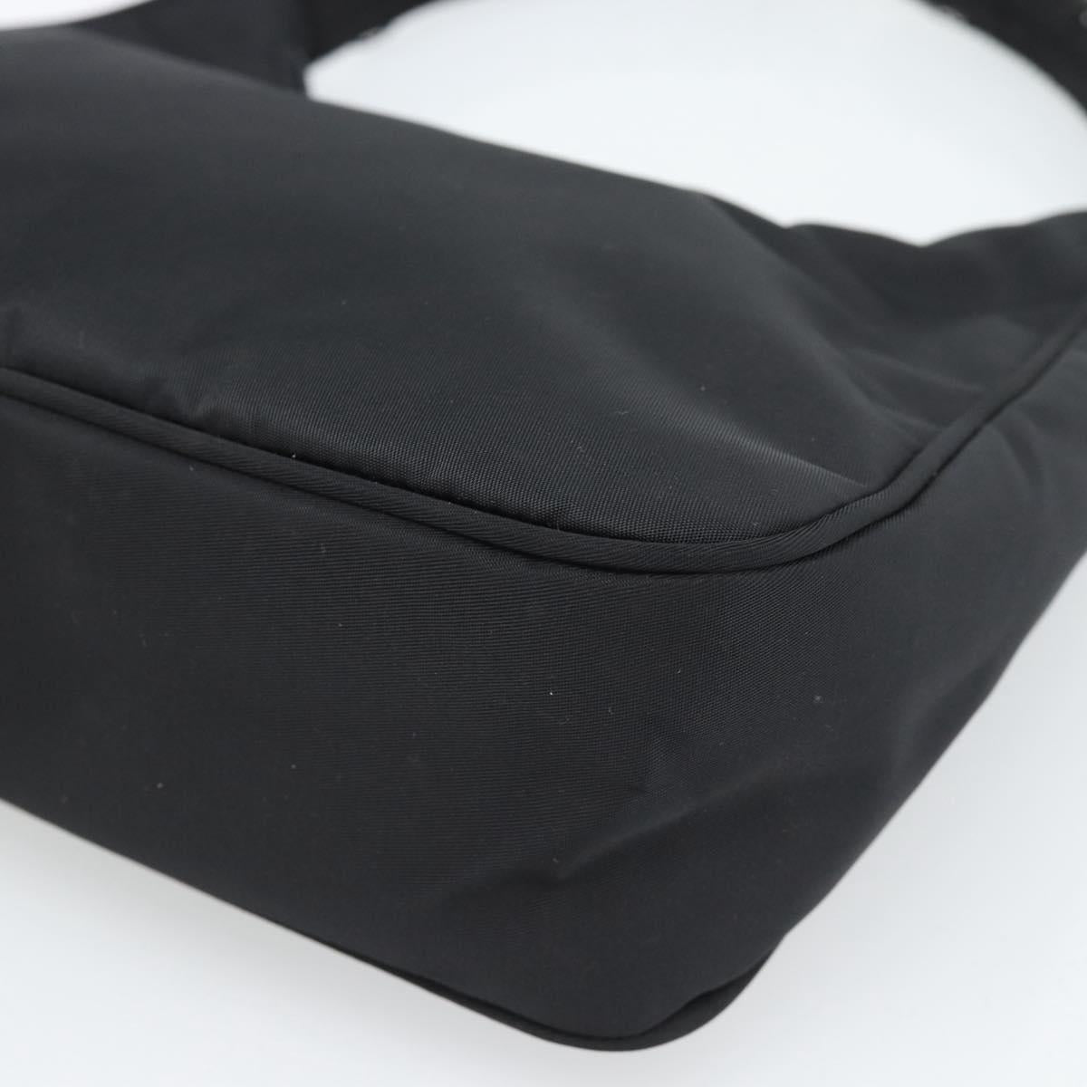 PRADA Pouch Nylon Black Auth 49968