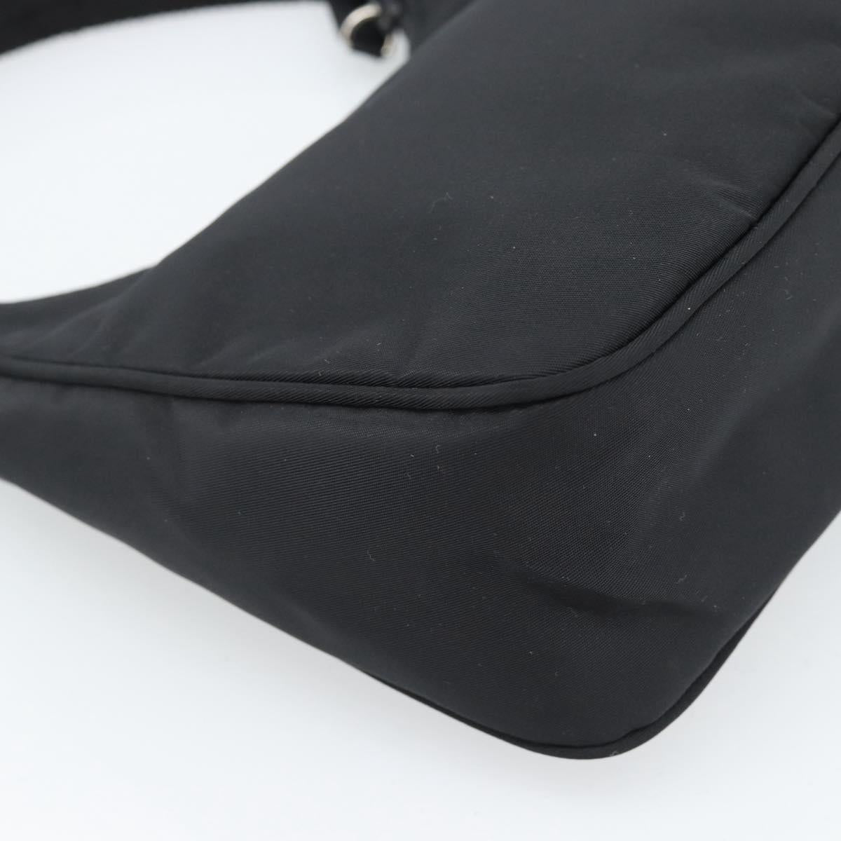 PRADA Pouch Nylon Black Auth 49968