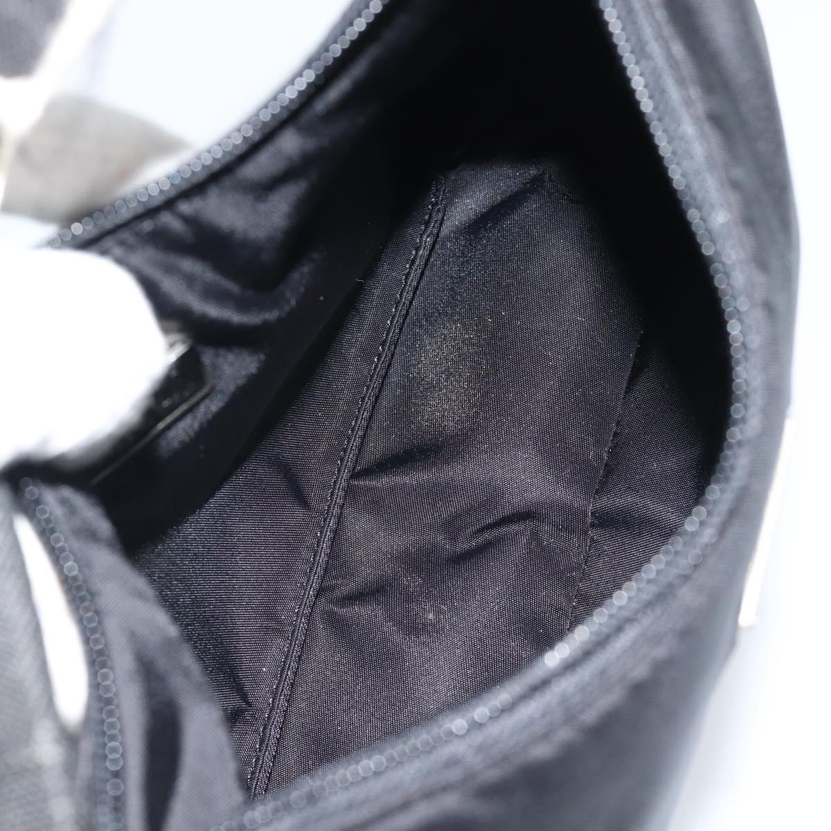 PRADA Pouch Nylon Black Auth 49968