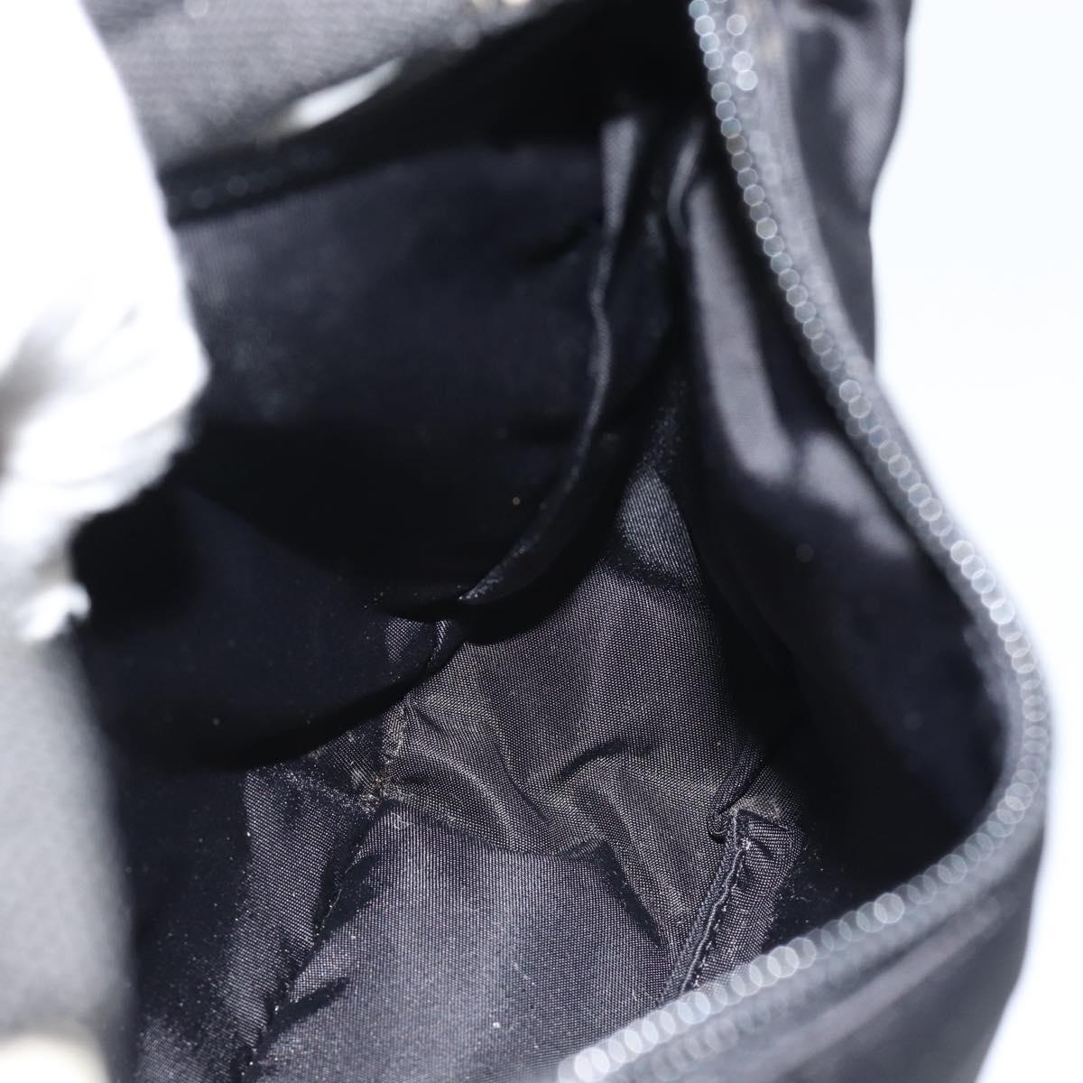 PRADA Pouch Nylon Black Auth 49968