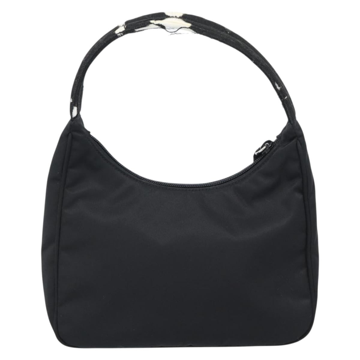 PRADA Pouch Nylon Black Auth 49968