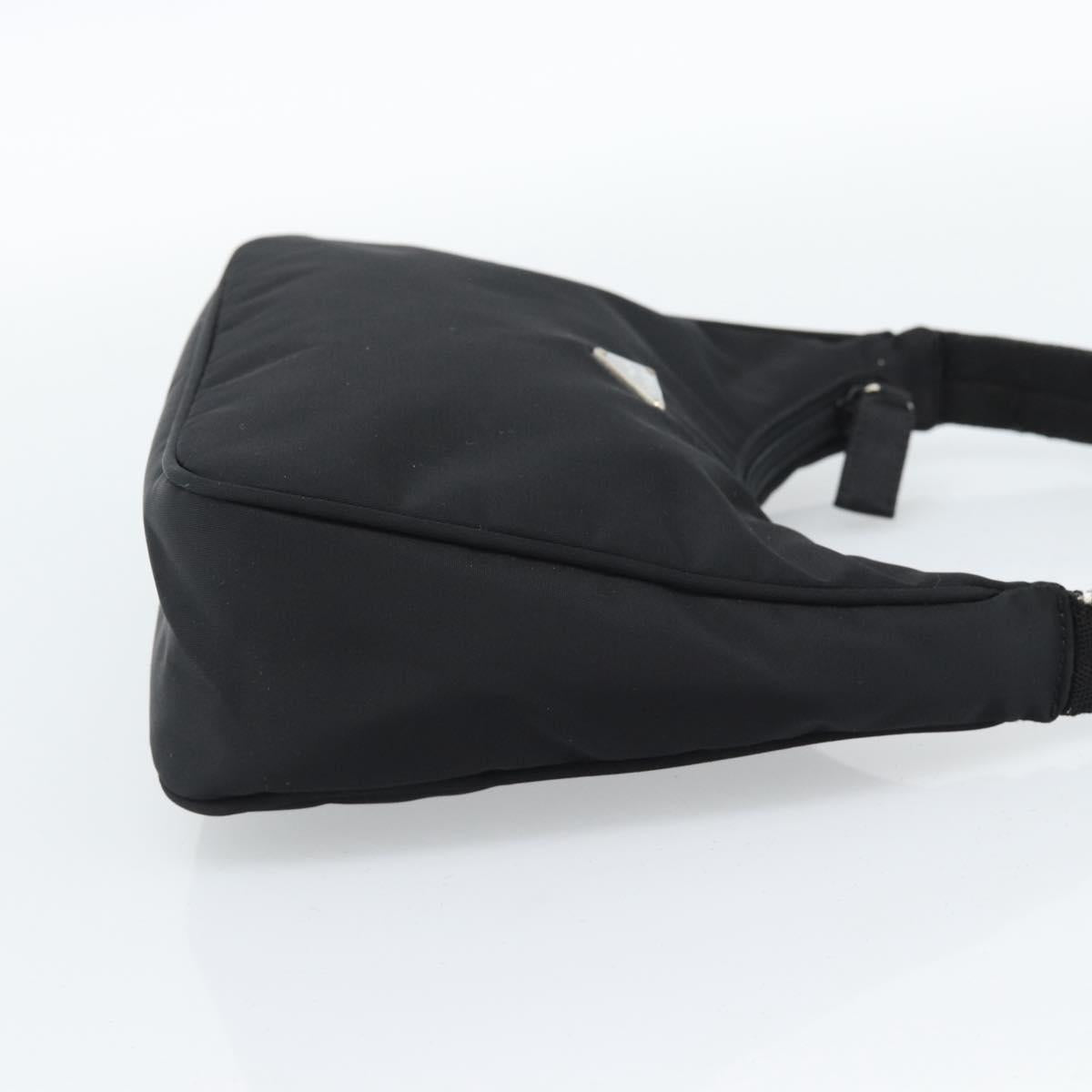 PRADA Pouch Nylon Black Auth 49968