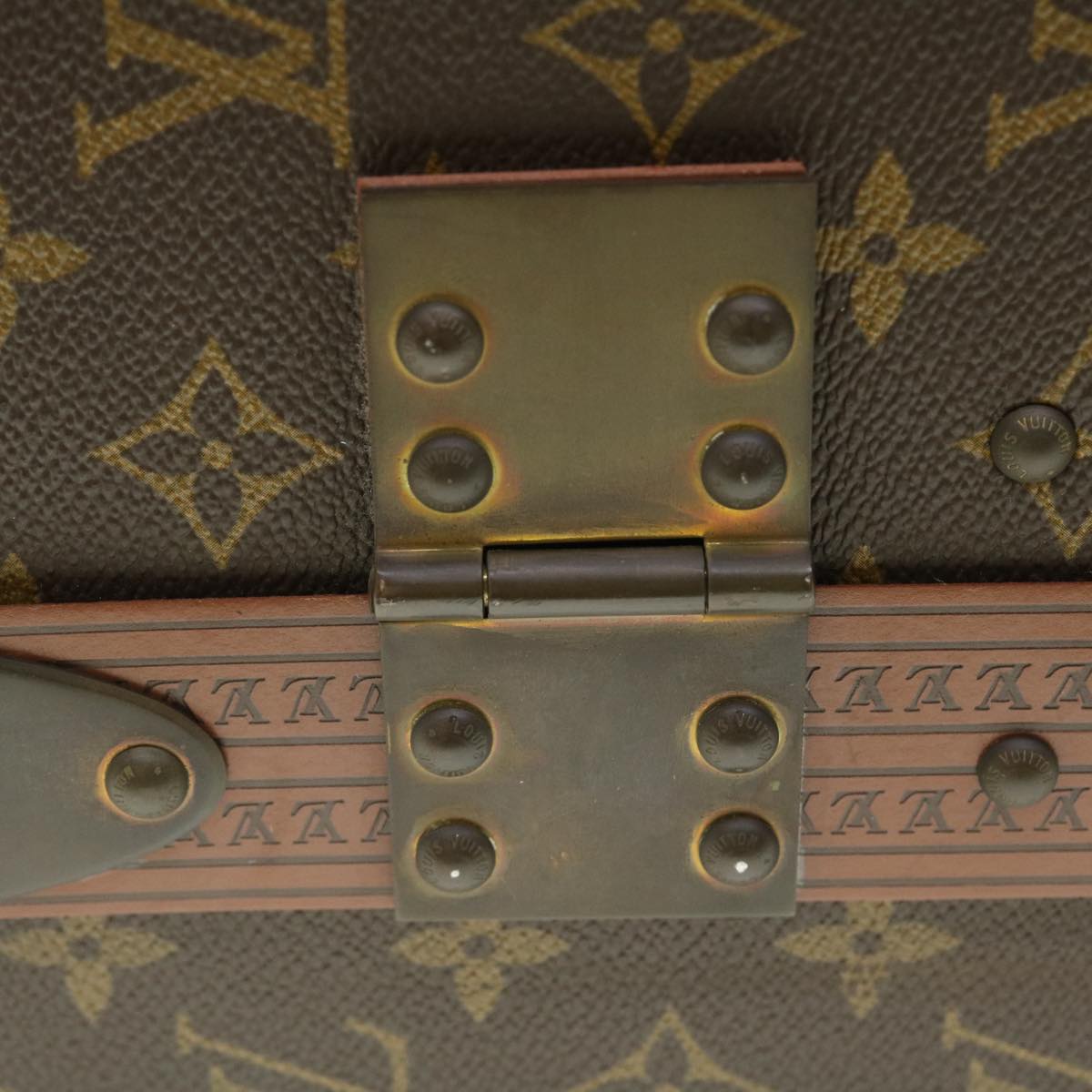 LOUIS VUITTON Monogram Gemine Shoes Trunk M21626 LV Auth 49981SV