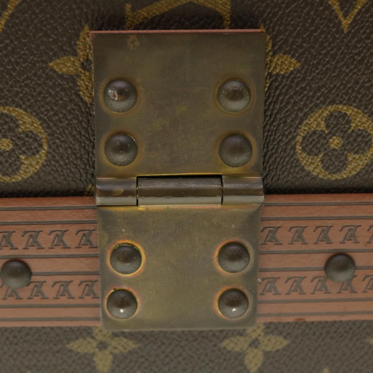 LOUIS VUITTON Monogram Gemine Shoes Trunk M21626 LV Auth 49981SV