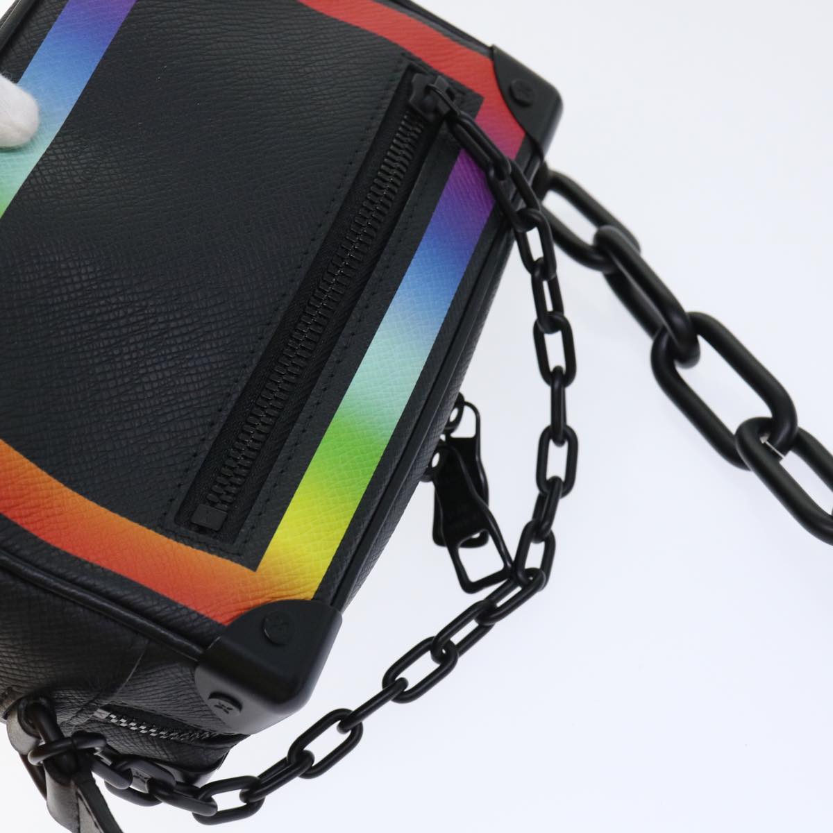 LOUIS VUITTON Taiga Rainbow Mini Soft Trunk Shoulder Bag M30351 LV Auth 50210SM