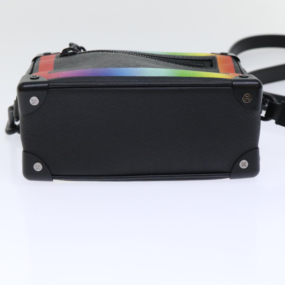 LOUIS VUITTON Taiga Rainbow Mini Soft Trunk Shoulder Bag M30351 LV Auth 50210SM