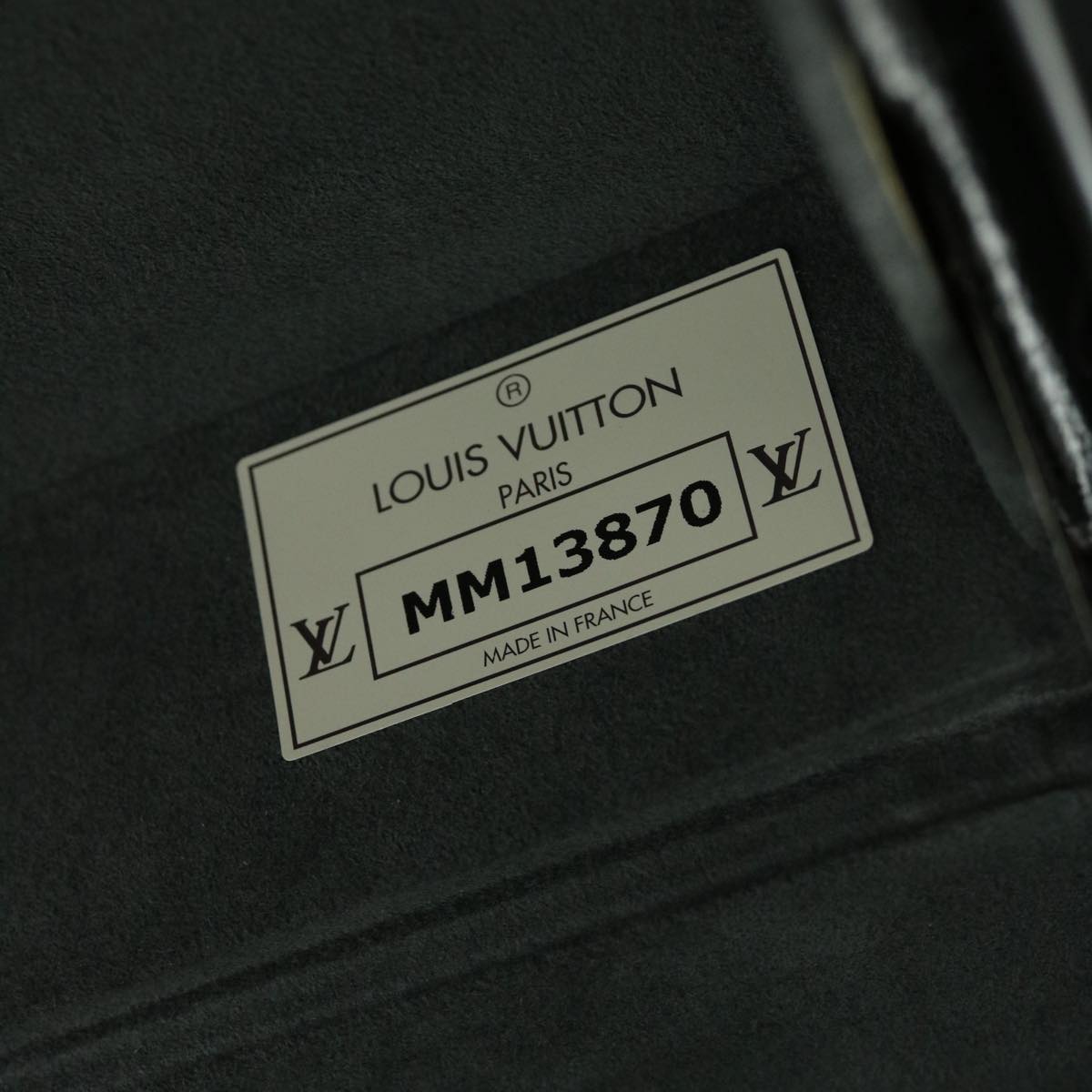 LOUIS VUITTON Monogram Eclipse Alzer 70 Trunk M20014 LV Auth 50883SM