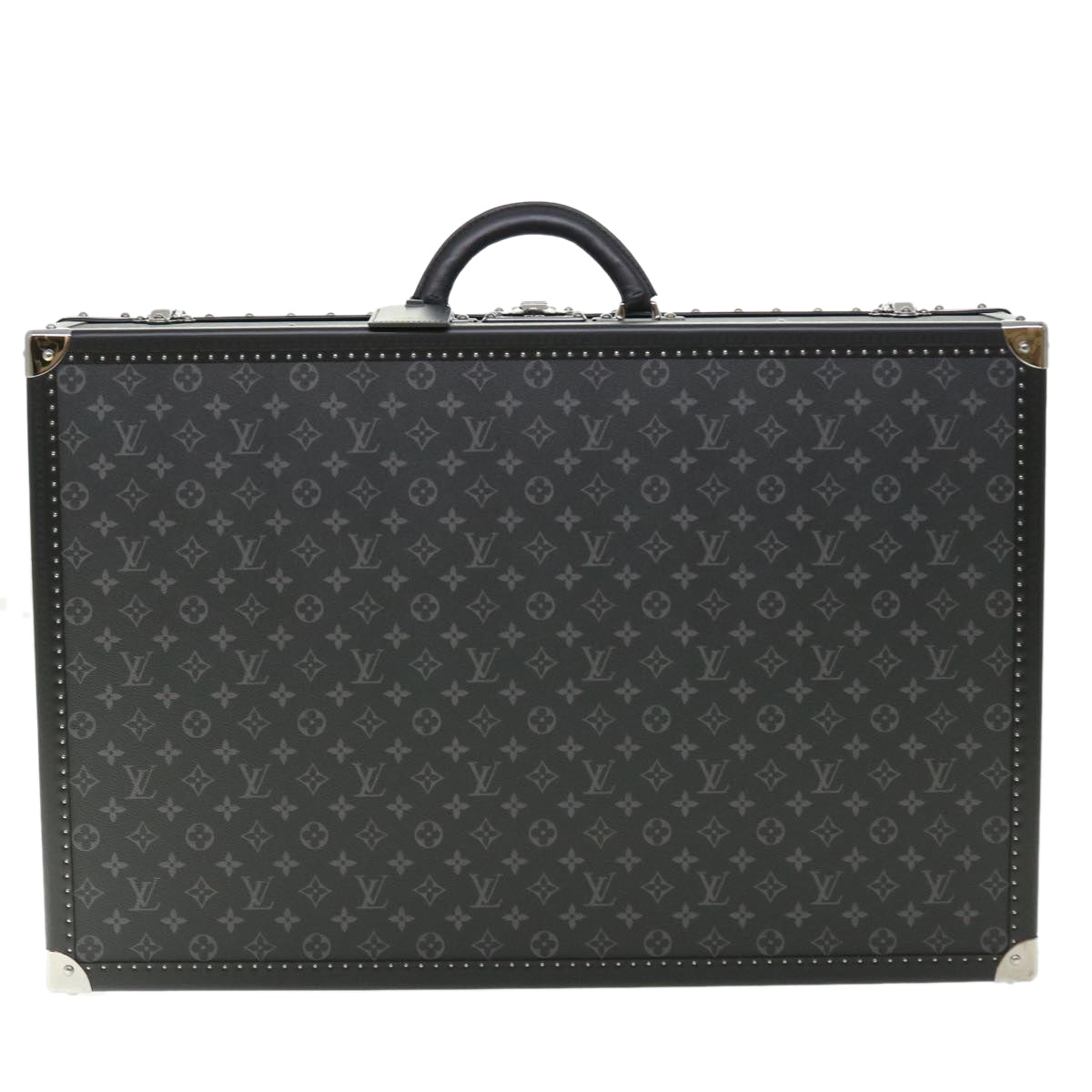 LOUIS VUITTON Monogram Eclipse Alzer 70 Trunk M20014 LV Auth 50883SM