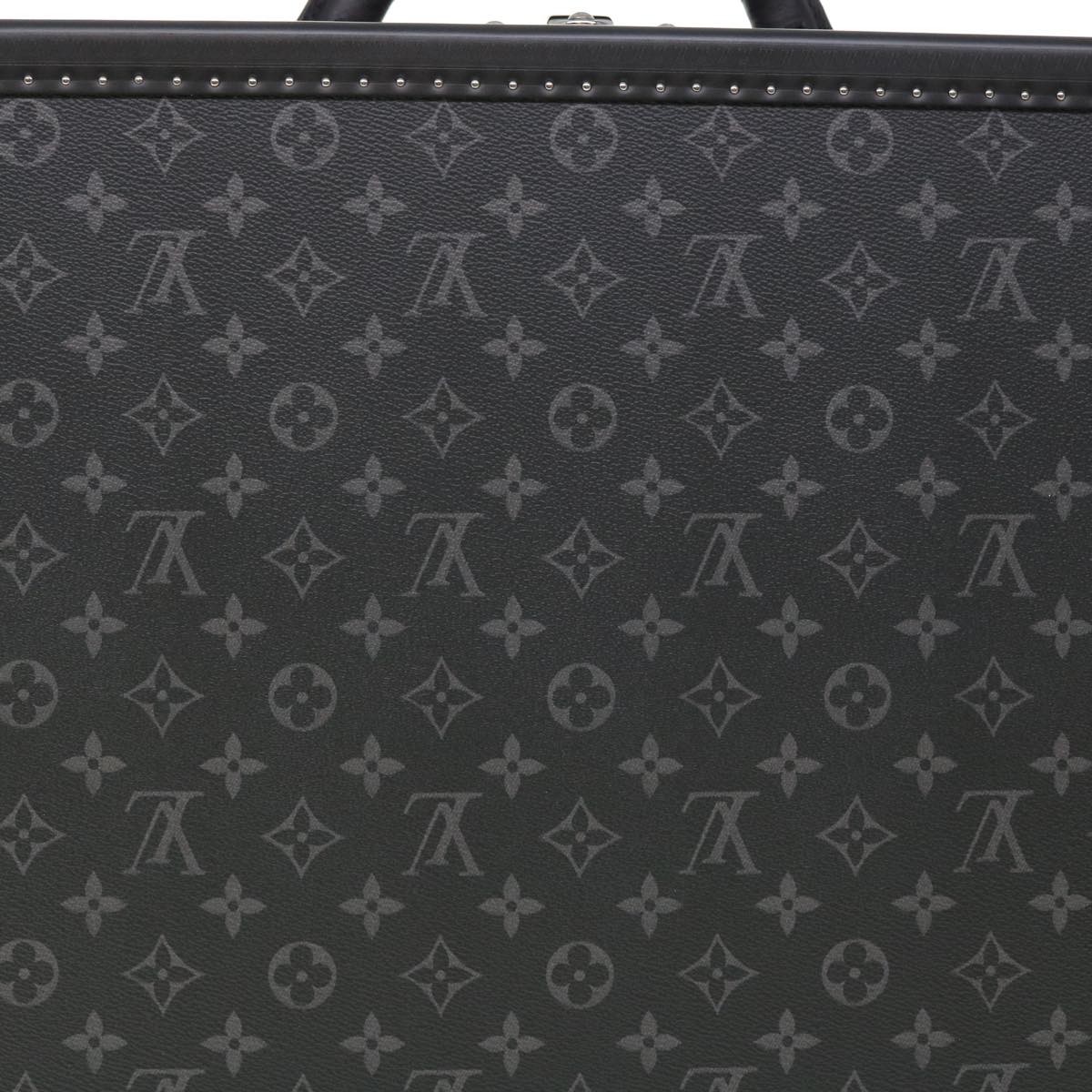 LOUIS VUITTON Monogram Eclipse Alzer 70 Trunk M20014 LV Auth 50883SM