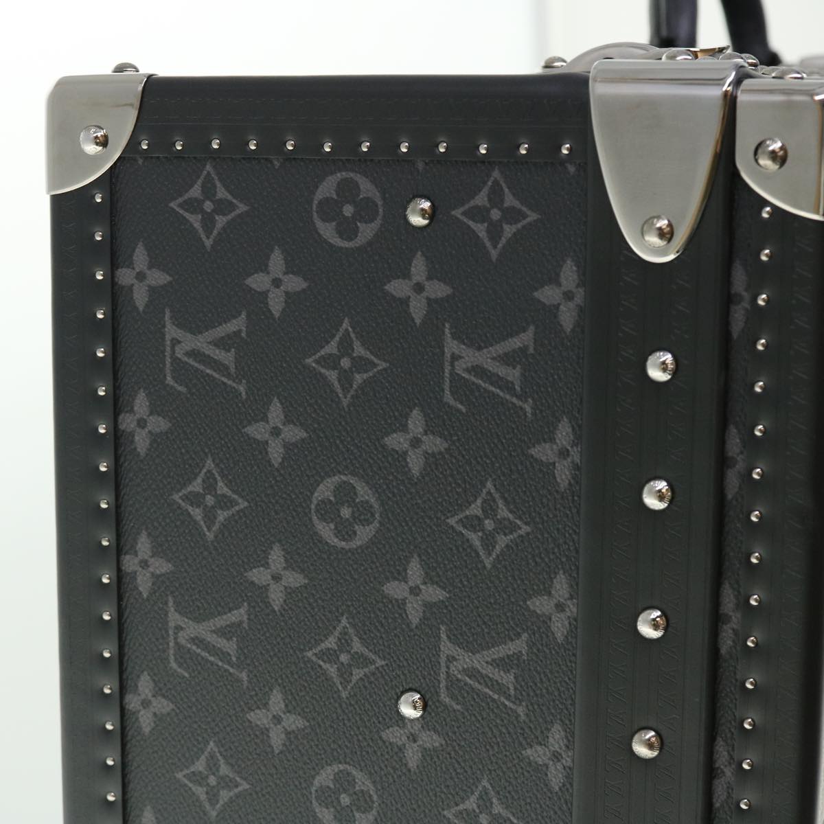 LOUIS VUITTON Monogram Eclipse Alzer 70 Trunk M20014 LV Auth 50883SM